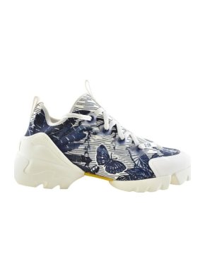 Dior Navy & white nylon Butterfly Tropicalia D-Connect trainers