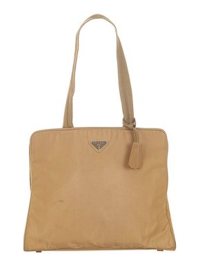 Prada Camel nylon Tessuto tote bag