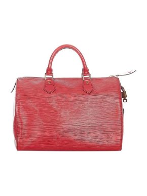 Louis Vuitton Red Epi leather Speedy 25 bag