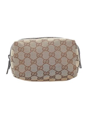 Gucci GG monogram canvas pouch