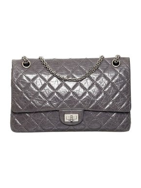 Chanel Grey leather quilted Reissue 2.55 bag