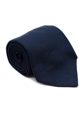 Gucci Navy Woven Texture Silk Tie