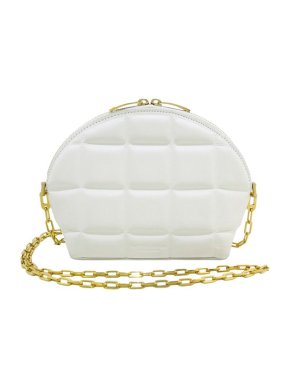 Bottega Veneta padded nappa mini half moon bag