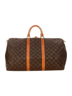 Louis Vuitton Monogram canvas Keepall 50 travel bag
