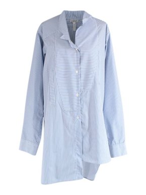 Loewe Blue and White Stripe Cotton Shirt