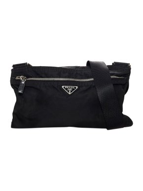 Prada Black nylon Tessuto crossbody bag