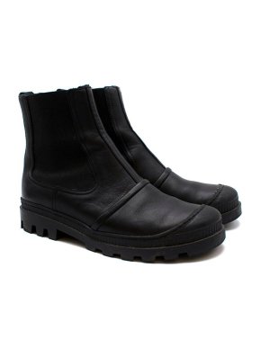 Loewe Black Leather Chelsea Boots