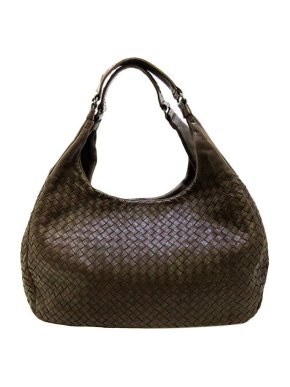 Bottega Veneta Brown Intrecciato leather Campana hobo bag