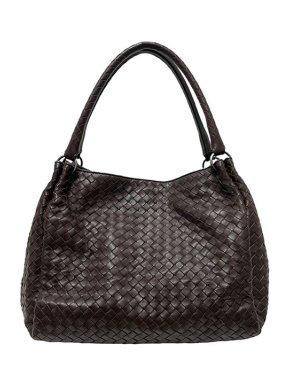 Bottega Veneta Brown Intrecciato leather Parachute tote bag