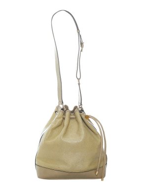 Celine Beige leather bucket bag