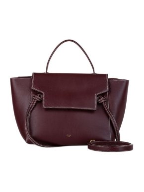 Celine Burgundy leather Belt bag