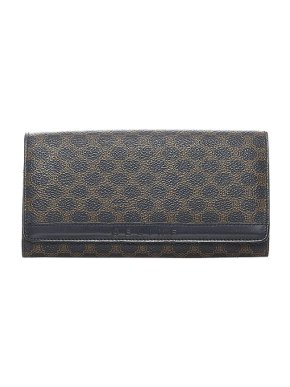 Celine Vintage Macadam PVC long wallet