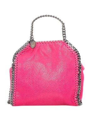 Stella McCartney Pink Shaggy Deer mini Falabella tote bag