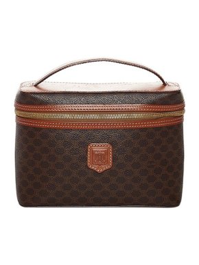 Celine Vintage Macadam PVC vanity bag