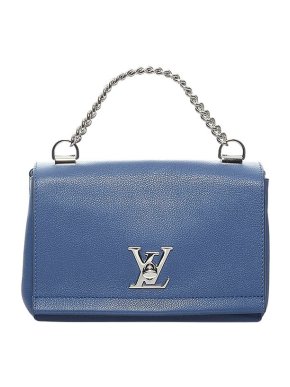 Louis Vuitton Blue leather LockMe II BB bag