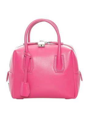 MCM Pink leather Boston bag