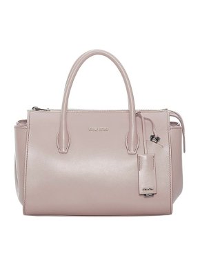 Miu Miu Pink leather Boston bag