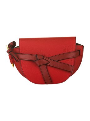 Loewe Red leather Gate bag