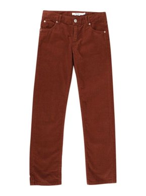 Bonpoint Rust cordurory straight leg trousers 10Y