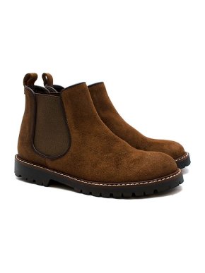 Bonpoint Kids 32 Tan Suede Ankle Boots