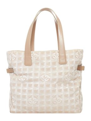 Chanel Beige nylon New Travel Line tote bag