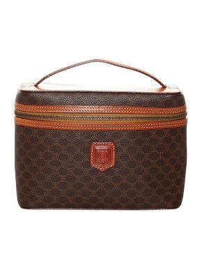 Celine Vintage Macadam PVC vanity bag