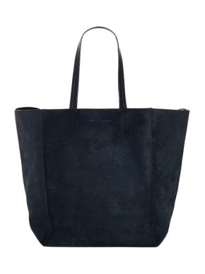 Celine Black suede Phantom Cabas tote bag