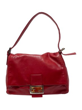 Fendi Red leather Mamma Forever bag