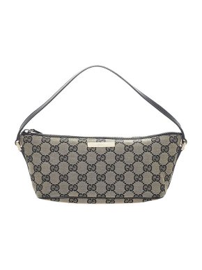 Gucci Vintage GG monogram canvas Boat baguette