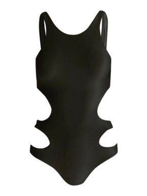 Melissa Odabash Black Santa Cruz Cut-out Swimsuit
