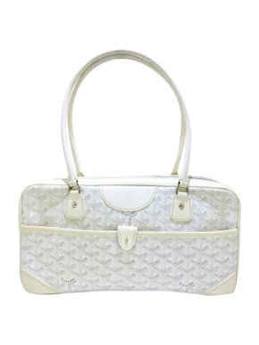Goyard White printed canvas Saint Martin bag