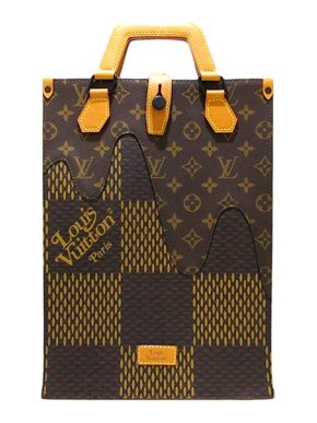 Louis Vuitton x Nigo giant Damier Ebene canvas mini tite bag