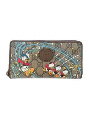 Gucci x Disney GG Supreme canvas long wallet