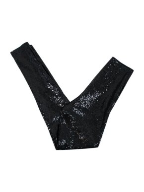 Commando Black sequinned stretch-jersey leggings