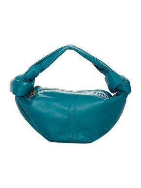 Bottega Veneta Teal leather double knot bag