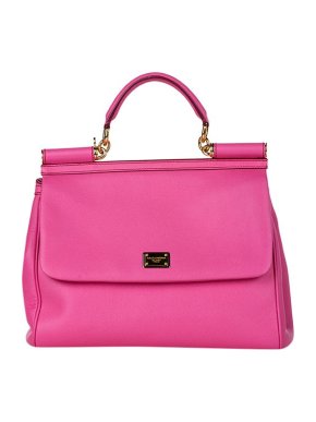 Dolce & Gabbana Pink leather Miss Sicily bag