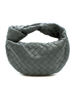 Bottega Veneta Blue-grey Intrecciato leather mini Jodie bag