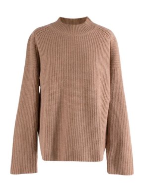 Chinti and Parker Essentials Camel Cashmere Jumper