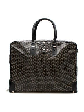 Black Goyardine Porte-Habits Garment Bag