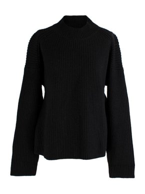 Chinti and Parker Black Cashmere Jumper