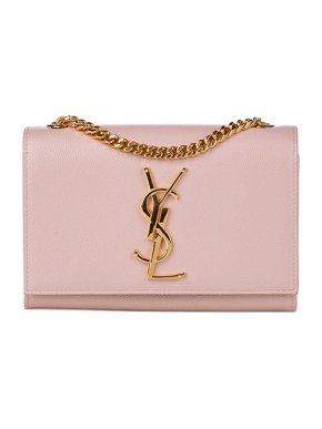 Saint Laurent Sugar pink leather small Kate bag