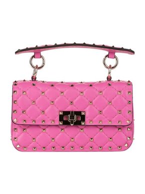 Valentino Garavani Pink leather Rockstud Spike bag