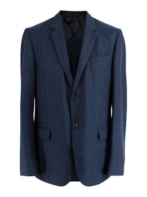 Gucci Navy Twill Single Breasted Blazer