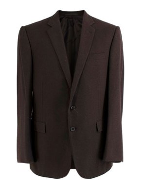 Ralph Lauren Black Label Chocolate Brown Wool Single Breasted Jacket