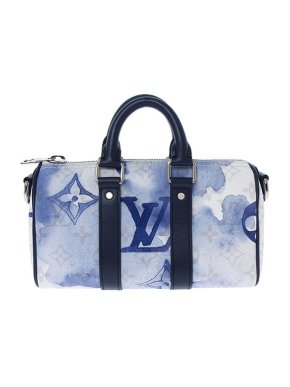 Louis Vuitton Blue Monogram Watercolour canvas Keepall XS bag