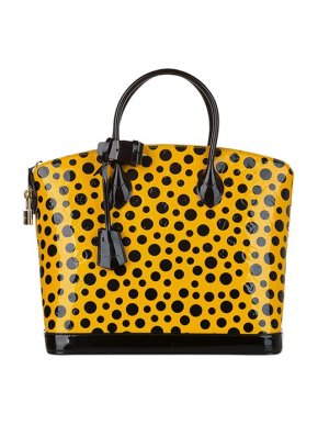 Louis Vuitton Yellow & black Vernis Dots Infinity Lockit bag