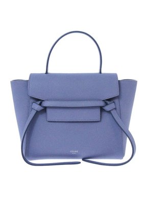 Celine Violet leather Belt tote bag