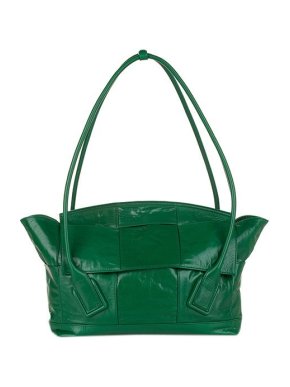 Bottega Veneta Green leather Arco tote bag