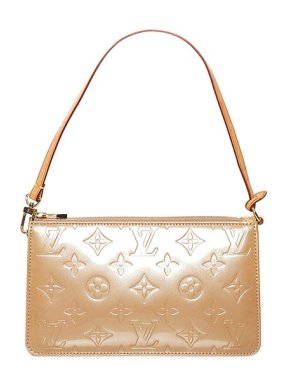 Louis Vuitton Beige Monogram Vernis Lexington pochette
