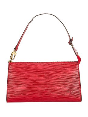Louis Vuitton Red Epi leather Pochette Accessoires bag